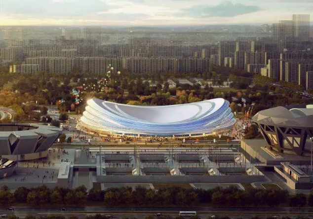 2022年北京冬奥会竞赛场馆之一：“冰丝带”国家速滑馆_3