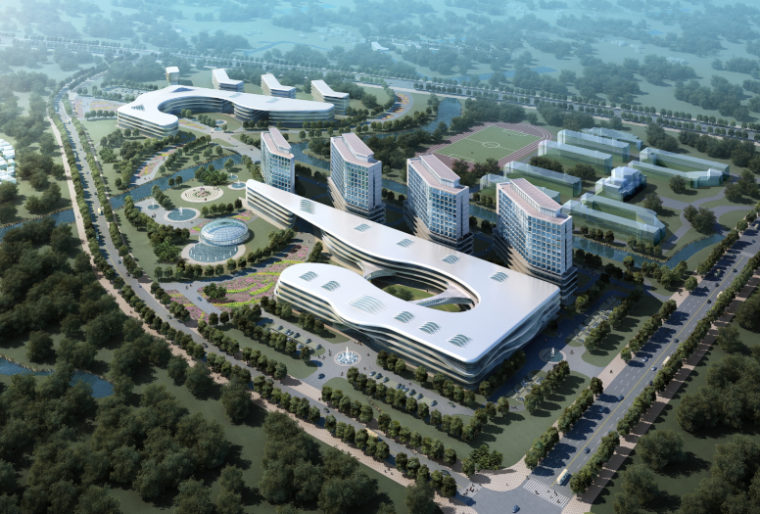 医院建筑设计文本排版资料下载-[上海]东方医院建筑设计方案文本