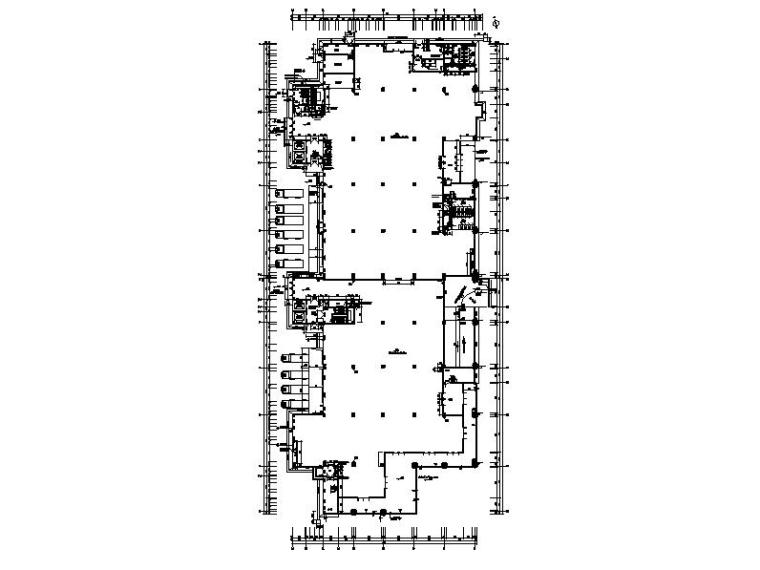 [深圳]丙类高层陶土板外墙标准生产厂房建筑施工图-丙类高层陶土板外墙标准生产厂房建筑平面图