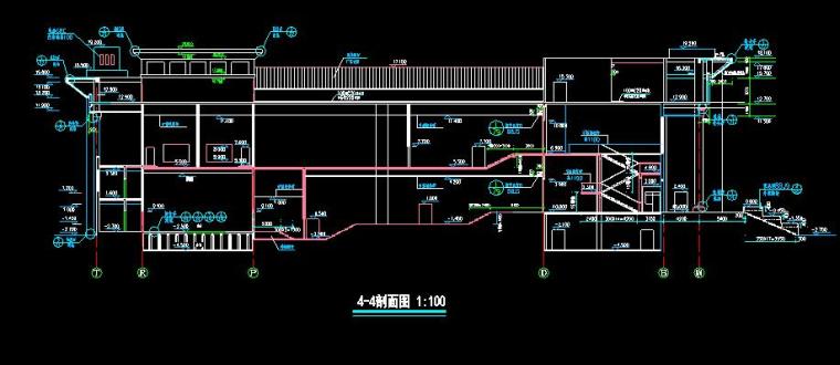 大学礼堂建筑施工图