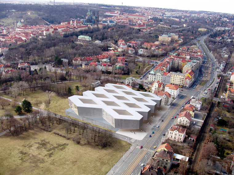 中小学图书馆建筑设计资料下载-捷克布拉格国家图书馆