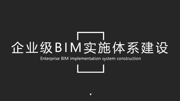 BIM建设实施资料下载-企业级BIM实施体系建设
