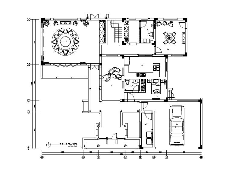 cad别墅全套施工图资料下载-[江苏]全套别墅样板房设计CAD施工图（含效果图）