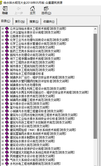 水利工程公式大全资料下载-43本给水排水规范大全2018年05月版，合集下载