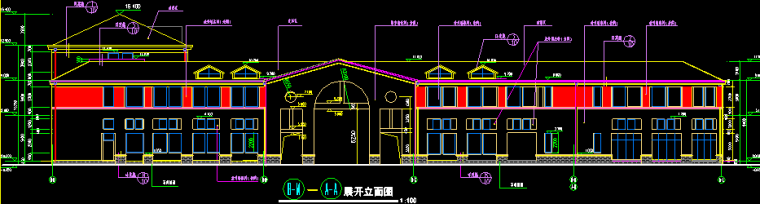 3层会所施工图资料下载-两层武汉长江边豪华会所设计建筑施工图