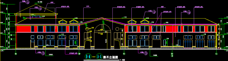 一层会所su资料下载-两层武汉长江边豪华会所设计建筑施工图