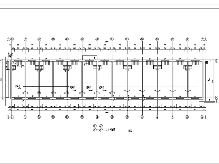 商铺多层建筑资料下载-多层沿街商铺建筑设计方案施工图CAD
