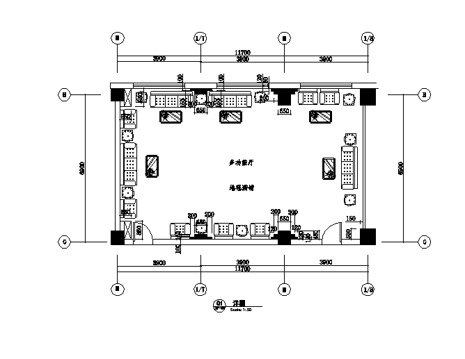 泰安艾威茵大酒店建筑施工图（五星级全套CAD施工图） (4)