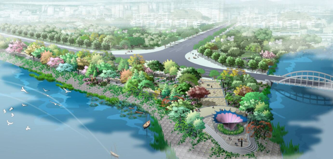 [甘肃]某河城区段生态环境整治工程景观规划设计.rar-效果图4