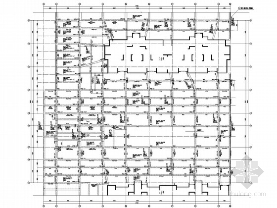 车库坡道结构施工图资料下载-地下一层大型车库框架结构施工图(两套图纸)