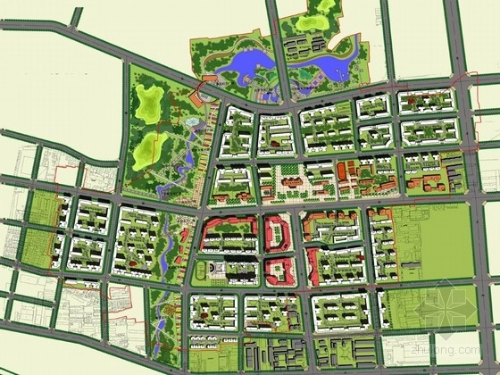 城中村规划改造策略资料下载-[陕西]田野乡趣绿景城中村设计方案（知名设计院所）