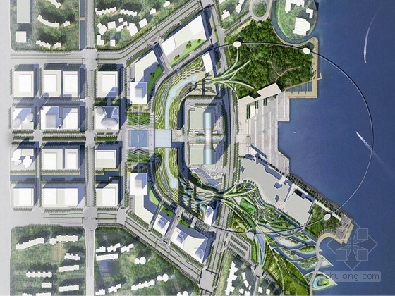 苏州现代景观大道资料下载-[苏州]植根景观遗产的新现代广场设计方案