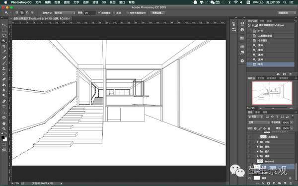 SketchUp不渲染如何能做出高大上的效果图？_25