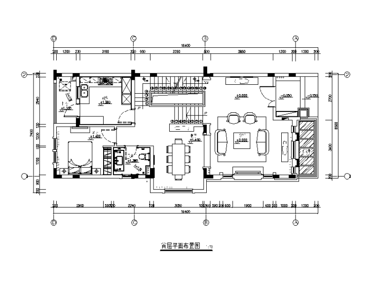 地中海室内装饰风格资料下载-地中海别墅设计CAD施工图（含效果图、软装方案）