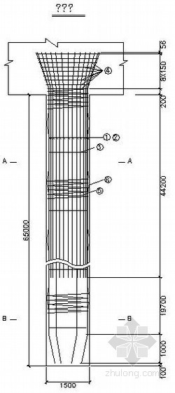 构造设计图资料下载-某特大桥钻孔桩钢筋笼构造设计图