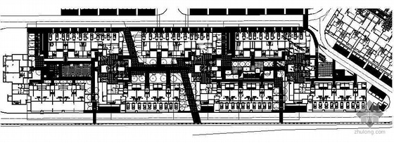 知名地产第五园居住区村落四合院花园园建图纸-4