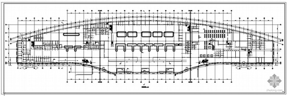 铝单板包柱CAD资料下载-济南某机场航站楼幕墙结构设计图