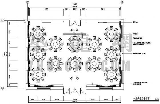汤山星空餐厅图纸资料下载-餐厅装修施工图纸