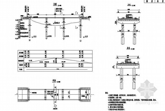 16m预应力砼空心板桥资料下载-3×16m预应力简支空心板桥型布置节点详图设计