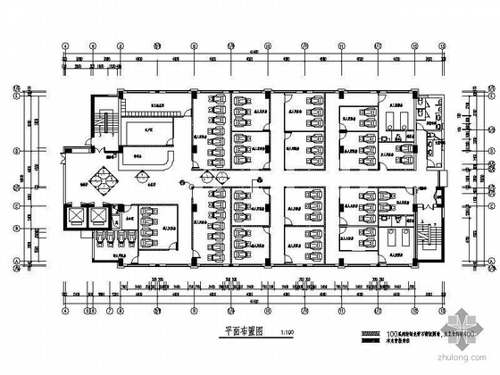 120平米住宅装修图资料下载-800平米高档足浴局部装修图