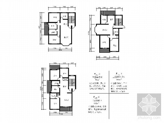 外廊板式住宅设计资料下载-多层板式住宅户型集合