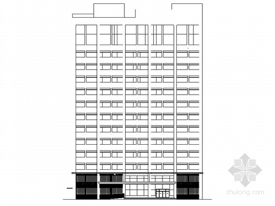 湖南建筑设计施工图全套资料下载-[湖南]14层现代风格市级中医院建筑设计施工图（市级设计院）