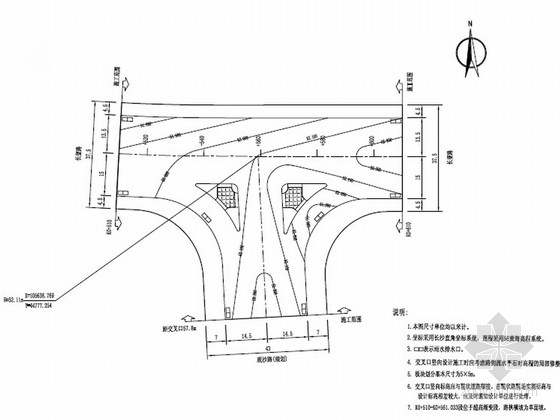 水泥路面工程施工图资料下载-[湖南]城市次干路路面工程施工图设计33张