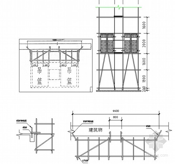 卸料平台施工方案附图视频资料下载-[福建]框剪结构住宅楼工程卸料平台工程施工方案