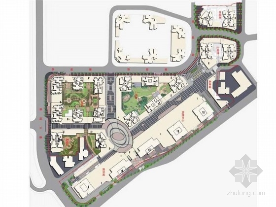 著名小区景观规划资料下载-[重庆]著名时尚商业广场景观规划设计方案