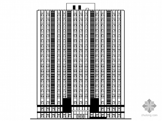 科技中心建筑施工图资料下载-[北京]中关村某二十层时代科技中心建筑施工图