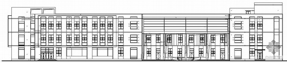 学生服务中心建筑方案资料下载-[辽宁省]某石油大学行知学生服务中心建筑施工图