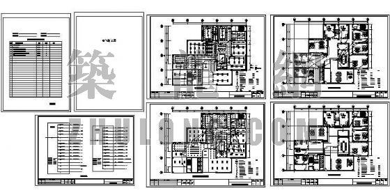 一套办公空间设计图资料下载-一套电气图纸