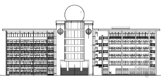 贵州省教学楼建筑施工图纸资料下载-某中学教学楼建筑施工图