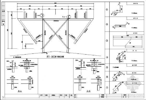 气楼结构详图资料下载-FE-900型钢结构气楼详图