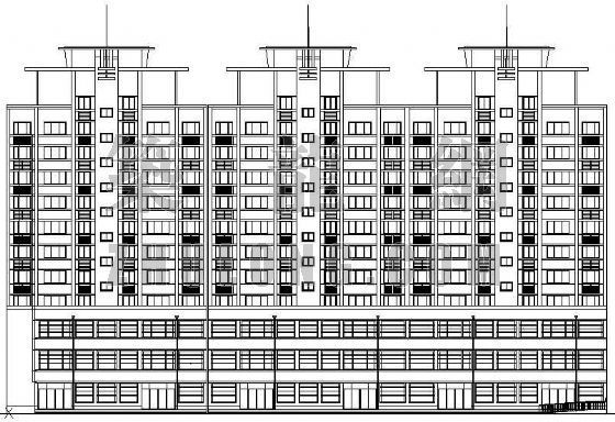 高层户型建筑施工图资料下载-某高层公寓建筑施工图