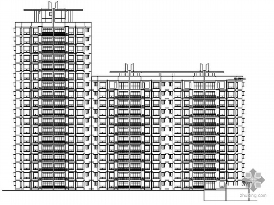 十层住宅建筑资料下载-[重庆]某十八层住宅建筑施工图