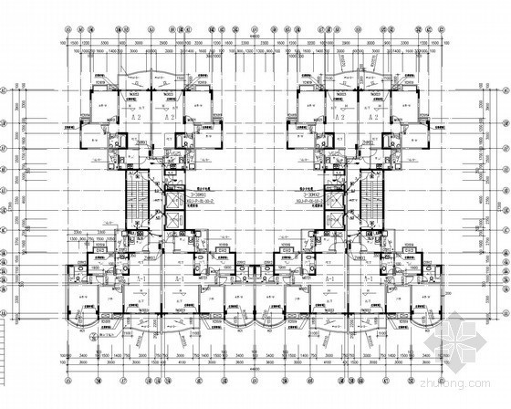 弱电井施工图cad资料下载-住宅电气施工图（图纸清晰）