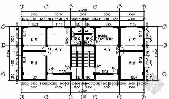钢混结构建筑施工图资料下载-某框架住宅楼结构建筑施工图纸