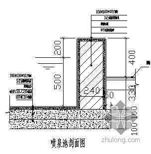 某职业中学校园景观改造施工图-2