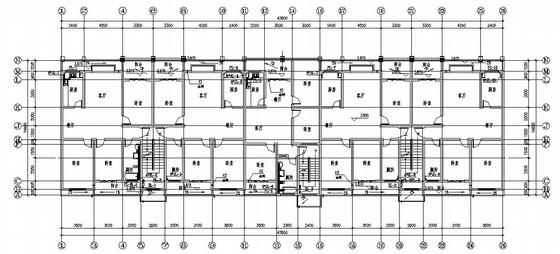 28层住宅楼建筑图纸资料下载-某6层住宅楼水电图纸