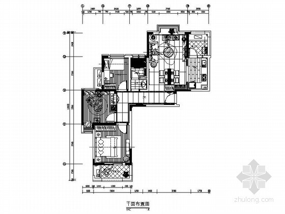 时尚家居室内装修资料下载-[南京]时尚经典三居样板房室内装修图（含效果）