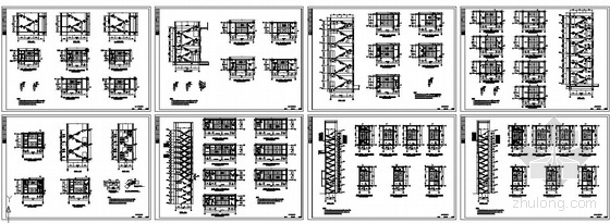 住宅小区功能结构资料下载-某住宅小区楼梯结构节点构造详图