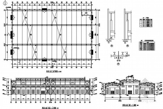 单层工业厂房设计资料下载-[学士]单层工业厂房结构设计图