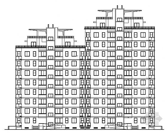 十层建筑施工图纸资料下载-某十层住宅楼建筑施工图