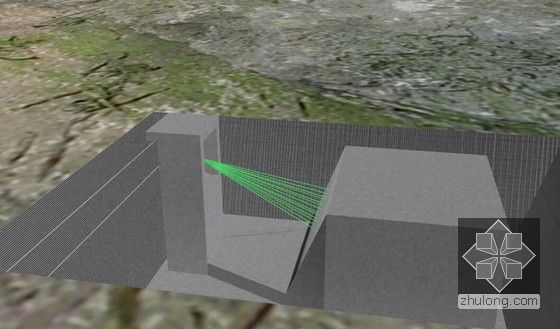 大峡谷玻璃桥主体结构BIM成果展示（附动画、照片）-重力锚施工