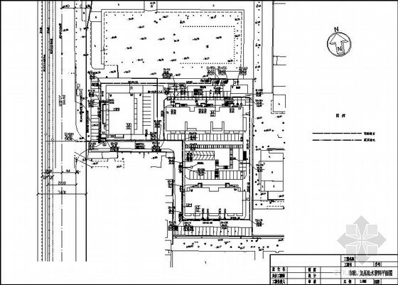 某工厂室外综合管网图资料下载-某小区室外管网施工图