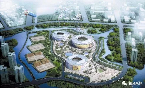 供水设备报告资料下载-BIM技术在天津团泊湖网球中心双曲面建筑中的应用