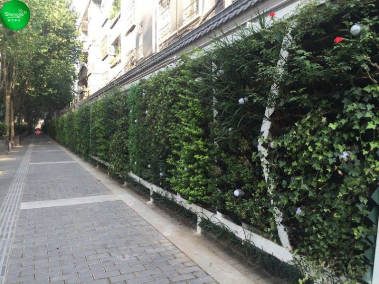 绿化植物墙设计资料下载-仿真植物墙在日常生活中的多样化应用