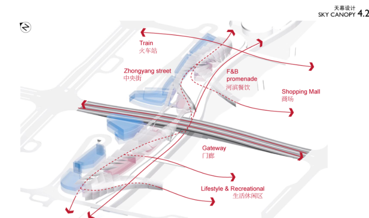 [江苏]苏州工业园区金鸡湖畔文化水廊区域商业街景观设计 B-8 天幕设计