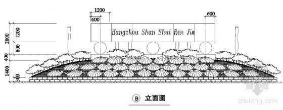 中式景墙cad施工图资料下载-特色景墙施工图